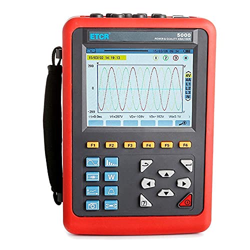 Hfbte Power Quality Analyzer Meter And Energy Analyzer Etcr5000 4 Pcs Etcr300F Flexible Coil Current Sensor #TOP3