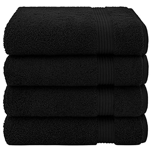 image for Cotton Paradise 4 Piece Turkish Bath Towels for Bathroom, 100% Cotton 