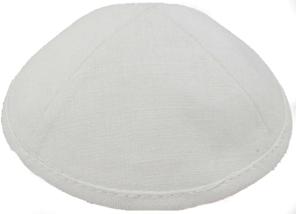 Linen Fabric Kippot Single or Bulk Kippah Optional Custom Imprinting Inside for Your Speacial Event …