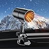 Calentador de coche portátil de 12 V 150 W, encendedor de cigarrillos enchufable, calentadores de automóvil, calefacción y refrigeración 2 en 1, desempañador de parabrisas de automóvil con soportes