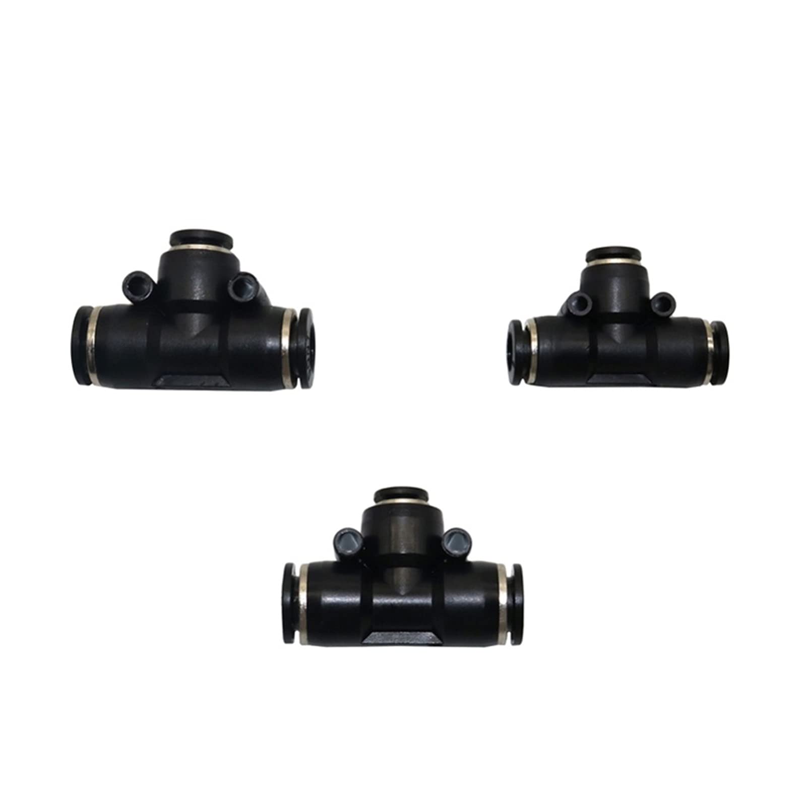 Conector de manguera de jardín Reductor Junta deslizante neumática Acoplamiento rápido Manguera de tubo de aire de enfriamiento de niebla de jardín Acoplamiento rápido 20 piezas (color: 10 mm a 8 mm)