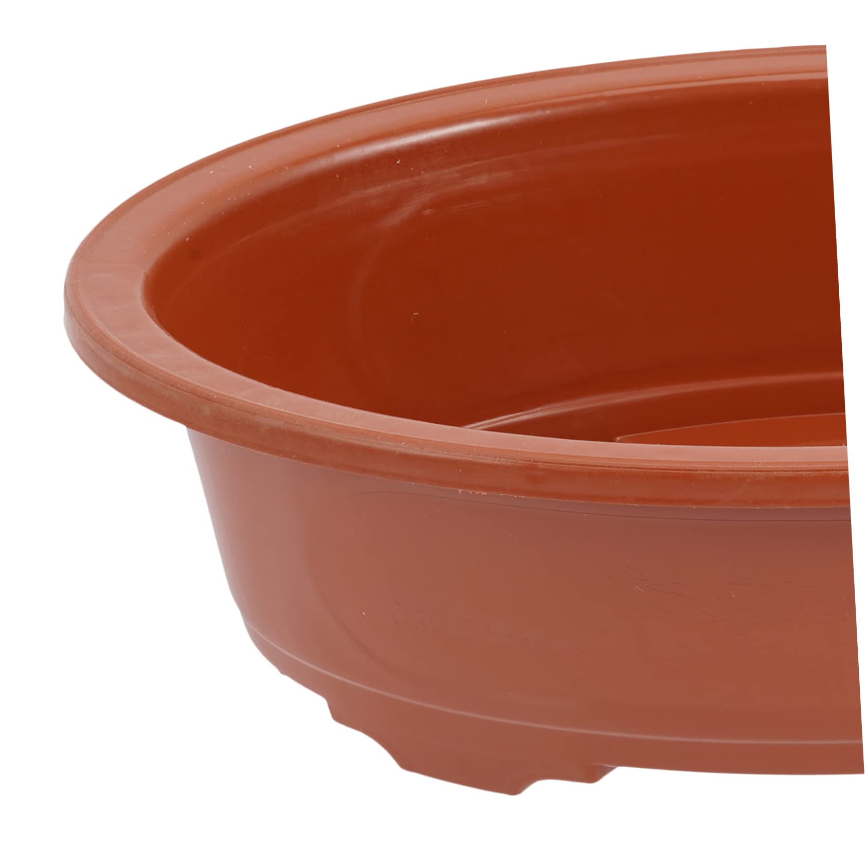 Toddmomy Plastic Flower Pot 4pcs - Large Indoor Planter Containers With Shallow Mouth for House Plants and Bonsai Growing - Image 3