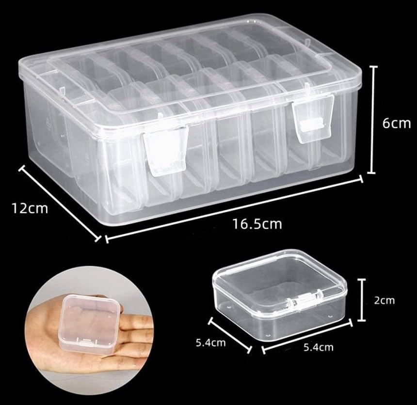 Amazon.co.jp: 【COOLPIPIT】 収納ケース 小 白色 半透明 部品