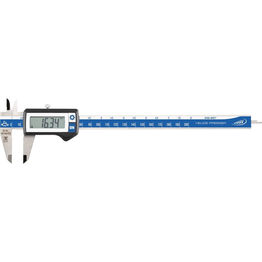 HELIOS-PREISSER Preisser suwmiarka cyfrowa kątowa głębokość 200 x 50 mm 1326418 niebieska