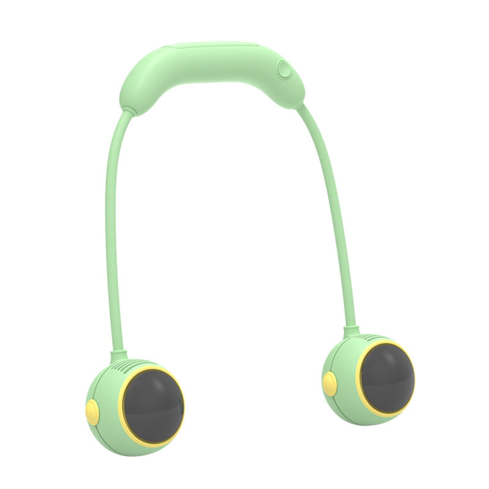 Kalttoy 3 Speed Neck Fan Bladeless Neck Fan 1200mAh Battery Operated Quiet Foldable Rechargeable for Women Fashionable