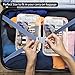 Tbestmax 20 Pack Clear Cosmetic Bags Makeup Bags Portable Waterproof Travel Toiletry Bags Organizer Peach Pink, 7.5
