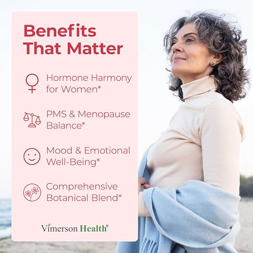 Hormone Balance for Women - PMS, Menopause, Mood & Cycle Support, 60 Ct - Image 2