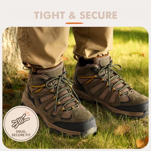 Image of Stepace 2 Pairs Round Heavy Duty Boot Laces for Hiking and Work Boots