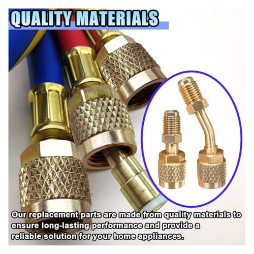 Adaptador R410A recto y angulado para Mini Split 5/16" a 1/4" miniatura 6