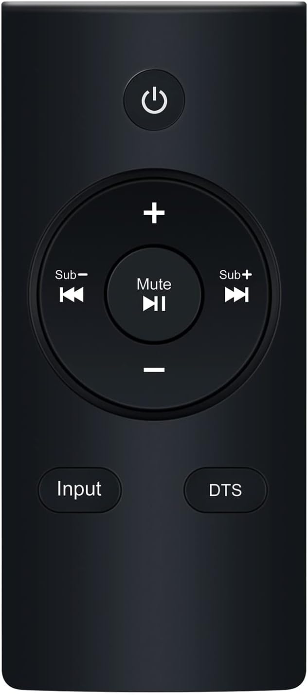 Replacement Remote Control For Vizio SB3220n-F6 Sound Bar - No Programming Required