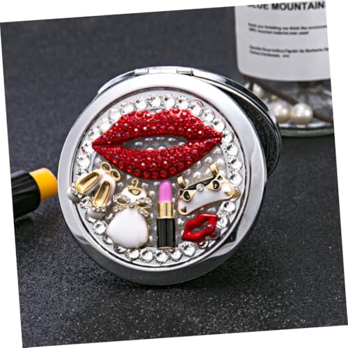 Miroir compact double face pliant pour corriger le maquillage manquant de précision - 5