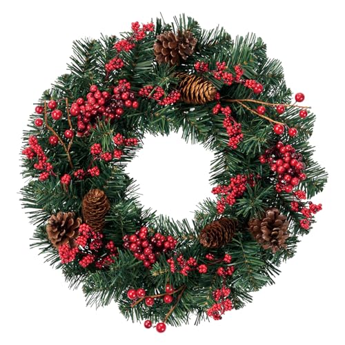 クリスマスリース 手作りキット 20cm レッド ゴールド