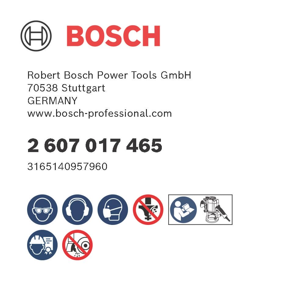 Bosch Profesyonel 6 parçalı oluk freze seti (ahşap için, 6 mm şaftlı üst frezeler için)