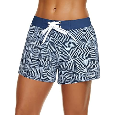 Rocorose Women's Boardshorts Water Sports Quick Dry with Back Pocket - - 8-10 Cover