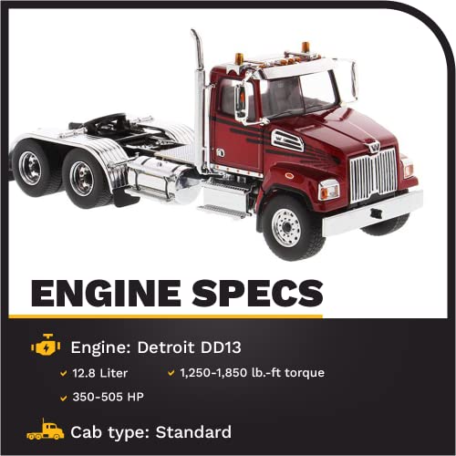 Modelo a escala Diecast Masters Western Star 4700 1:50 miniatura 3