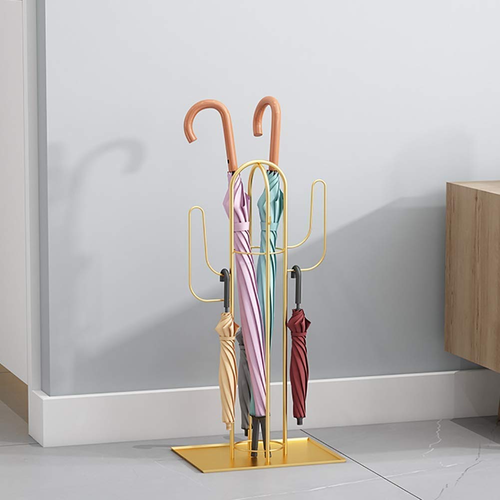 傘立て 高級傘立て モダンロングショート傘立て ラック 自立杖ホルダー ゴールド 傘立て 高級傘立て モダンロングショート傘立て ラック 自立杖