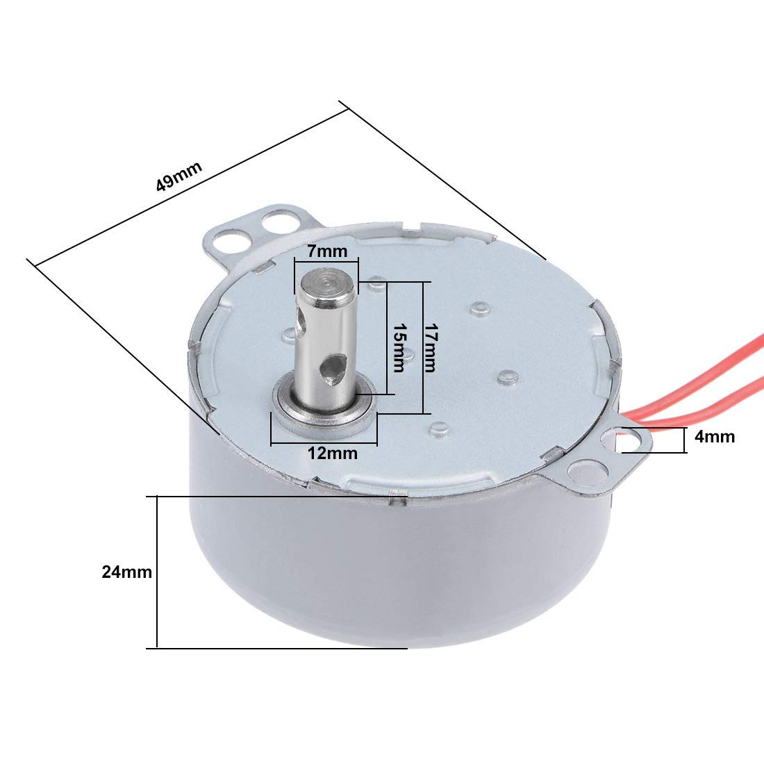 Auto Swing Synchronous Motor for Symphony, kenstar and Other Plastic Coolers, 5-6 RPM Motor, 220V-240V, Stainless Steel 2