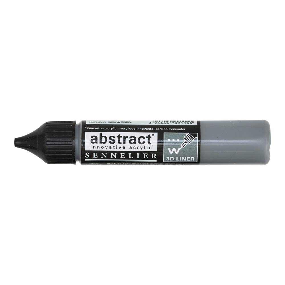 Sennelier Abstract Acrylic 3D Liner 27ml (Neutral Grey)
