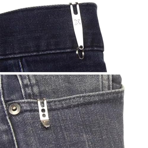 WOEIFGV Stainless Steel Suspension Pocket Clip Key Holder with Keychain Outdoor Belt Clip Multifunction Key Suspension Tool