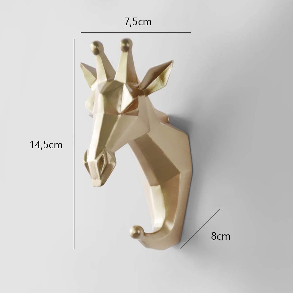 TZAMLI Elefant Wandhaken Aus Harz - Selbstklebend Für Türen Und Wände