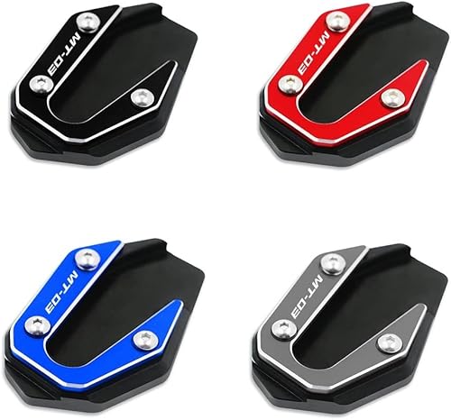 Miniatura 2 de Almohadilla de soporte lateral para motocicleta, almohadilla de extensión para pie lateral de pie, placa de soporte para Y&AMAHA MT-03 MT 03 MT03