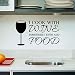 Binmer(TM)DIY Funny Art Kitchen Utensils Cutlery Wine Wall Stickers Vinyl Home Decor