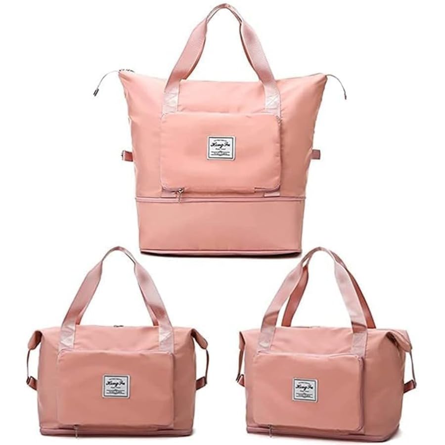 41 Litre Expandable Yatee Folding Travel Bag Women & Men,Waterproof Large Capacity Gym, Sports & Duffel Bag,Lightweight Carry-on with Trolley Sleeve – Multipurpose Luggage Imported Bags for Women