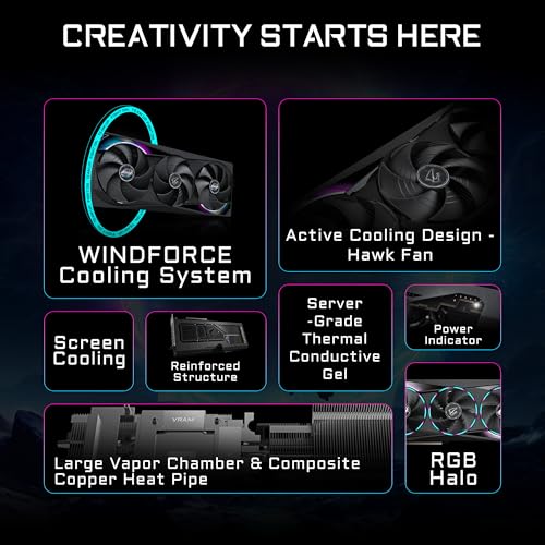 Image of GIGABYTE AORUS GeForce RTX 5070 Master 12G Graphics Card, 12GB 192-bit GDDR7, PCIe 5.0, WINDFORCE Cooling System, GV-N5070AORUS M-12GD Video Card