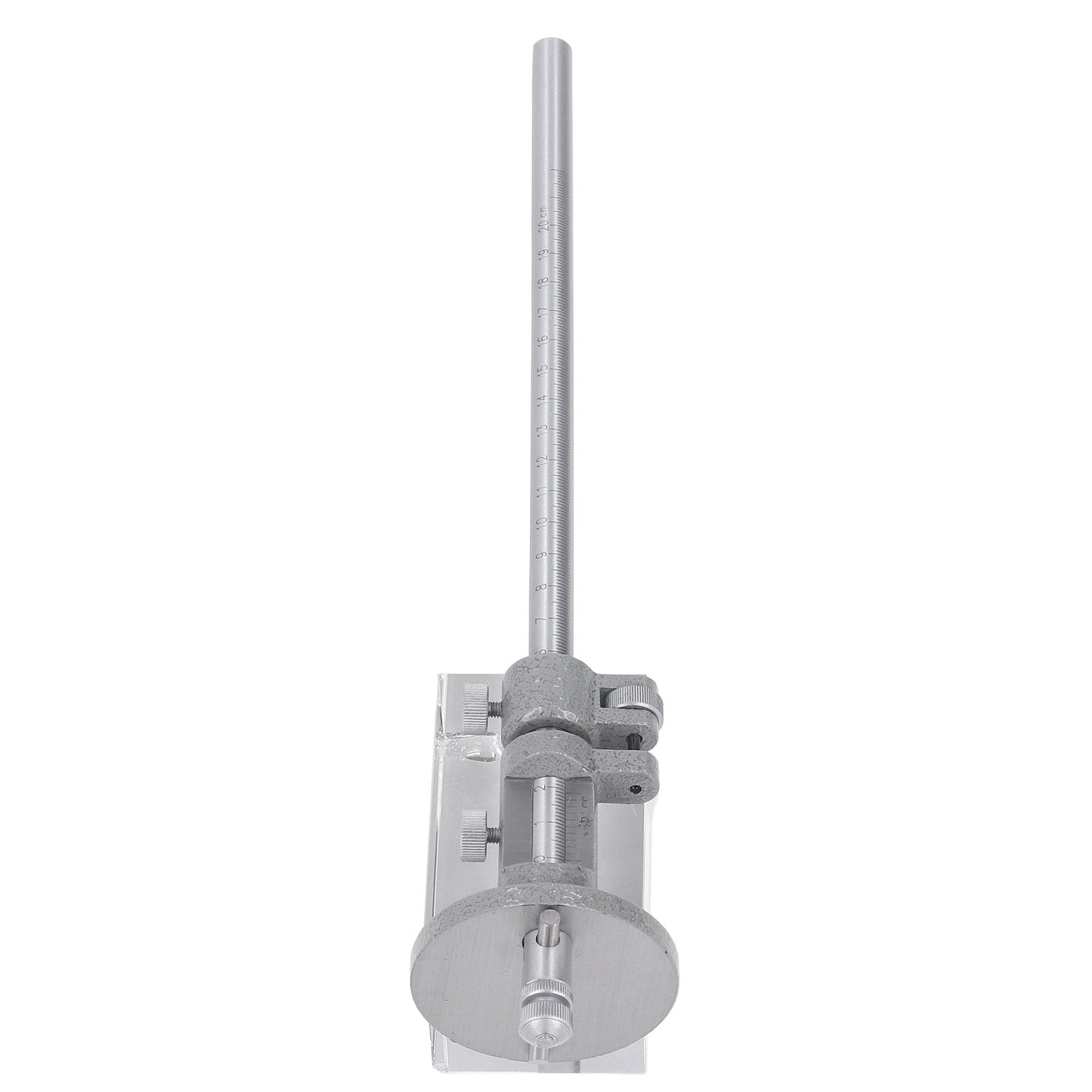 Demeras Calibro per Marcatura Ruote Strumento Accurato per la Lavorazione del Legno in Acciaio Inossidabile per la Lavorazione del Legno Misurazione da 0 a 200 Mm