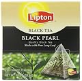 Lipton Black Tea, Black Pearl Pure Long Leaf, Premium Pyramid Tea Bags, 20 Count Box