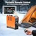 Diesel Heater 12V, Portable Diesel Heater 8KW with Remote Control, 1.32 Gal Fuel Tank Visible Fuel Level Diesel Heaters, Fast Heating for Camping Parking Garage RV Truck Boat Van Car Tent