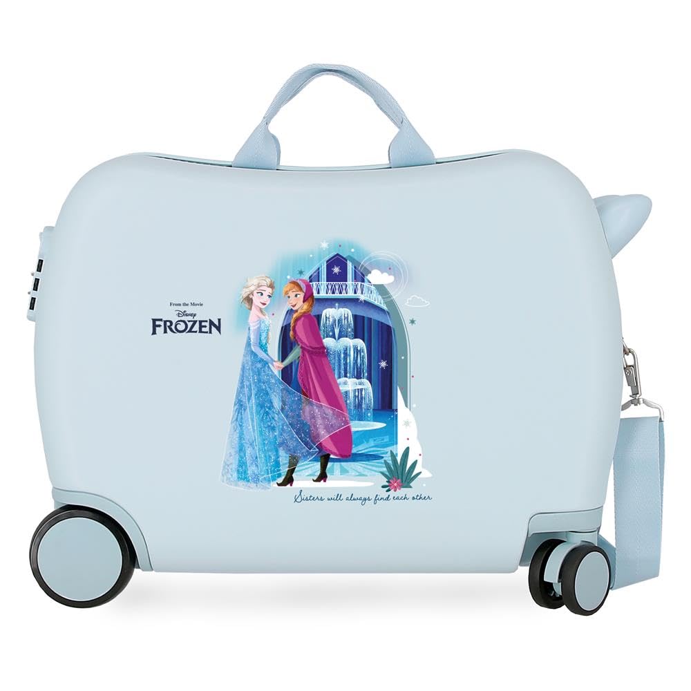 Joumma Disney Frozen Ice Dreams Walizka dziecięca Jasnoniebieska 50 x 38 x 20 cm Twardy ABS Zamek szyfrowy z boku 34 L 2,1 kg 2 kółka Bagaż podręczny
