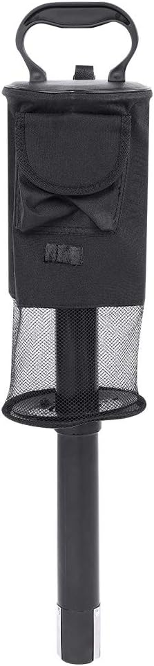 Golf Ball Retriever Telescopic Golf Ball Picker Upper with Shag Bag and Detachable Plastic Tube, Hold up to 72 Balls, 29.5 x 6.3in