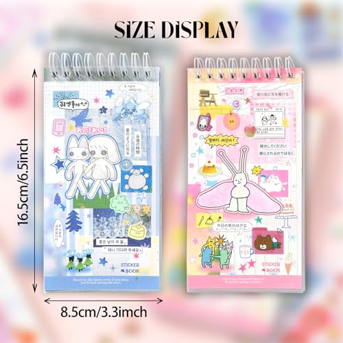 Image of Japanese Sticker Book - Junk Journal Supplies | Kawaii Sticker Book for Planners, Junk Journals, Vision Board Supplies,Scrapbooks -Prayer Board Supplies