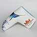 Craftsman Golf Blue Fish Ocean Crab Head Cover Headcover Putter Cover for Scotty Cameron Taylormade Odyssey Blade (White)
