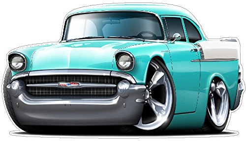 1957 Chevy 150 Wall Decal 2ft Long Car Sport Classic Vintage Graphic Sticker Photo Man Cave Garage Boys Bedroom Decor