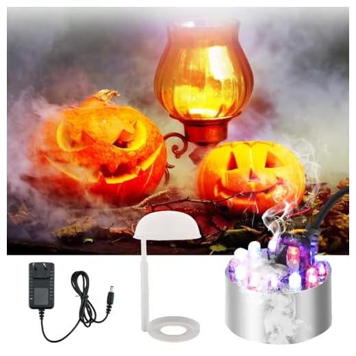 Mist Maker,Nebulizzatore ad Ultrasuoni,Atomizzatore per Stagno,Nebulizzatore a Ultrasuoni,Nebulizzatore Fontana,Nebulizzatore LED Diffusore Mist Maker,per Fontana per Laghetto D'Acqua