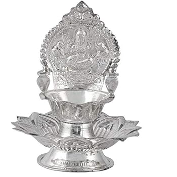 buy rajasthan emporium and handicrafts silver kamakshi lakshmi ma diya lamp silver online at low prices in india amazon in buy rajasthan emporium and handicrafts