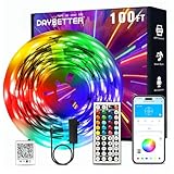 DAYBETTER LED Strip Lights 100ft, Smart Lighting...