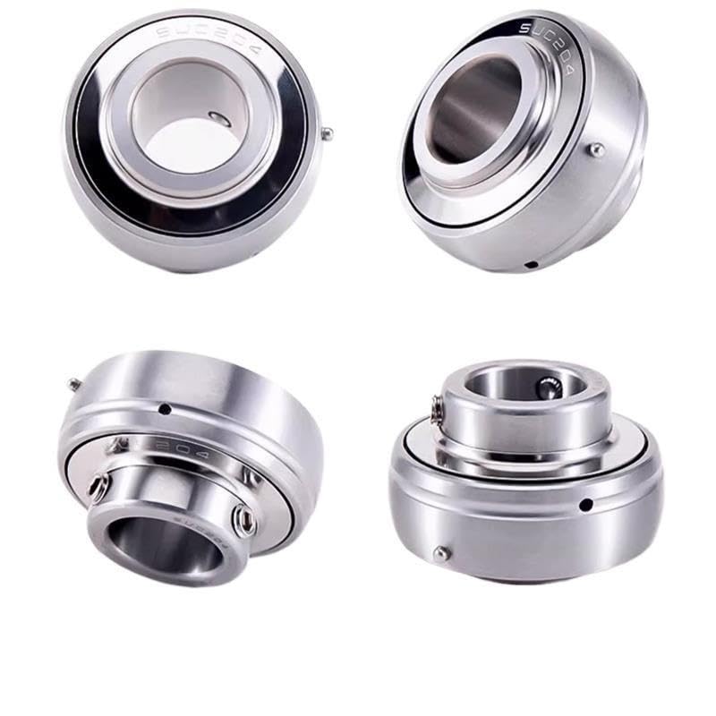 Stainless Steel Outer Spherical Insert Bearings SUC201 202 203