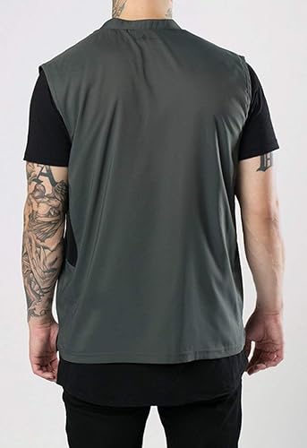 Miniatura 5 de Barber Strong The Barber Vest - Chaleco para hombre, repelente al cabello, paneles laterales de malla ultraligera y transpirable