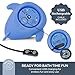 Dreambaby Whale Shark USB Rechargeable Baby Bath Thermometer - Instant Read, Digital Room and Baby Bathtub Water Fun Floating Toy - Newborn Must-Have