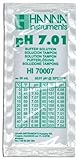TEN (10) PACK HANNA ph 7.01 20ml CALIBRATION SOLUTION PACKET (SINGLE USE)