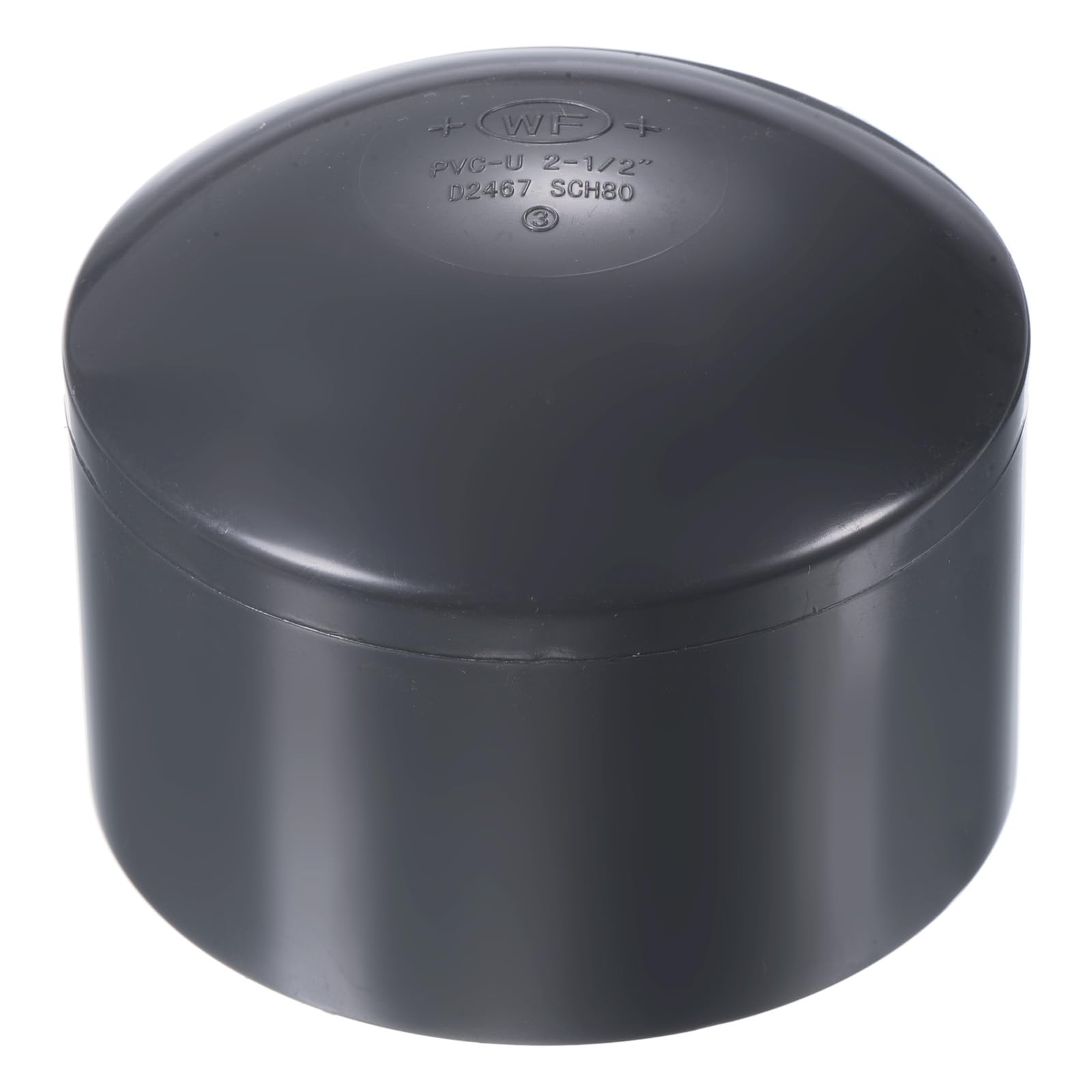 Tapa de extremo UPVC de 2-1/2 pulgadas con acabado liso para estructuras DIY