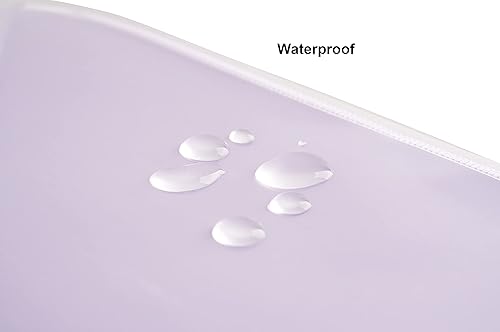 Miniatura 4 de Sobres grandes de plástico transparente de 11 x 17 para almacenamiento de archivos de documentos, paquete de 10 unidades con cierre de gancho