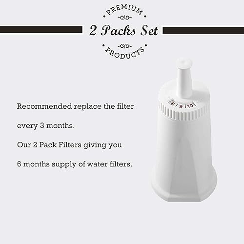 Miniatura 4 de Paquete de 2 filtros de agua de repuesto compatibles con Breville Sage Claro Swiss para máquina de café espresso Oracle Barista Bambino