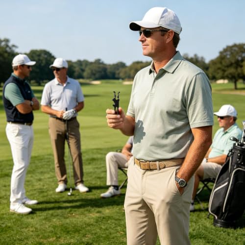 Clip magnético de golf y divot tool multifuncional para colgar en carrito 3