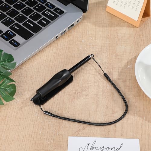 Lápiz óptico compatible con tabletas con base de sujeción y cable elástico 5