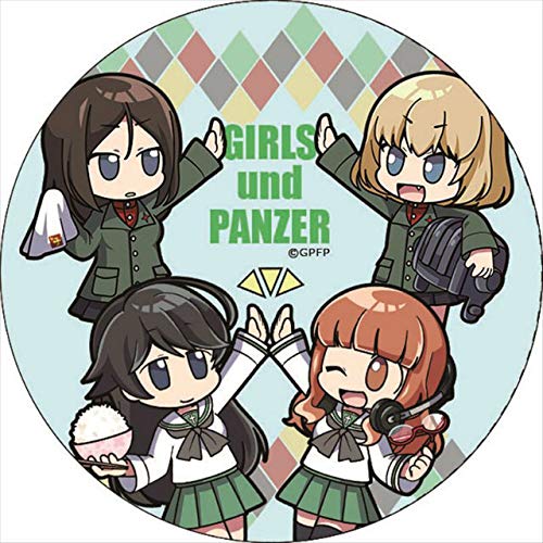 [Group (2)] Girls und Panzer Final Chapter Hatatachi Trading Can Badge