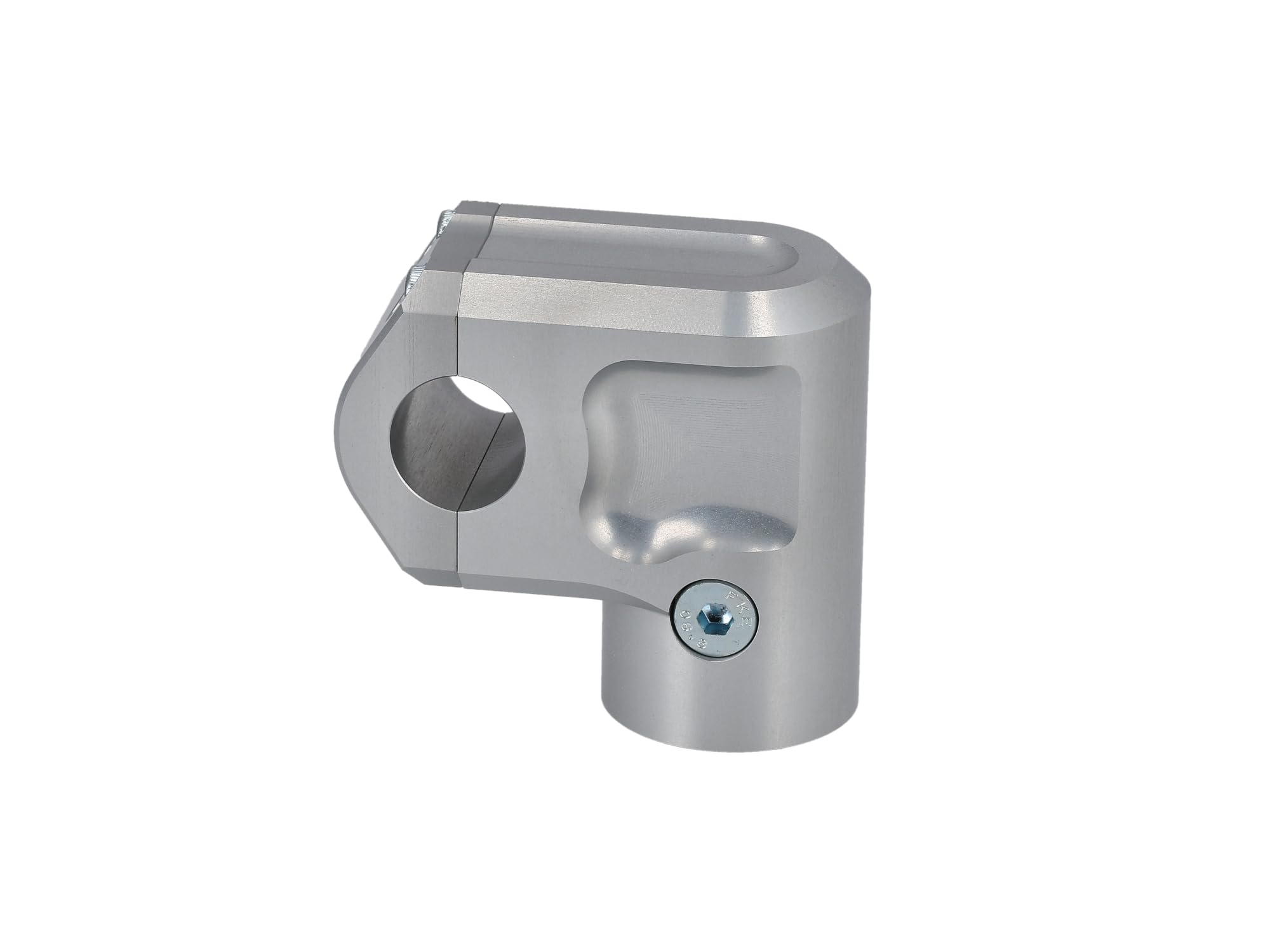 CNC Lenkeraufnahme ø22mm, Natur - für Simson Vogelserie